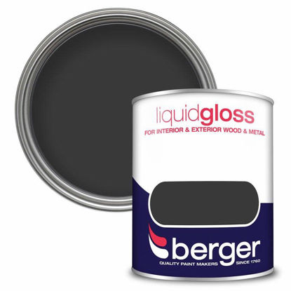 Picture of BERGER LIQUID GLOSS 750ML BLACK