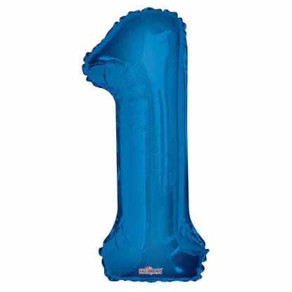 Picture of APAC FOIL BALLOON BLUE 34INCH 1