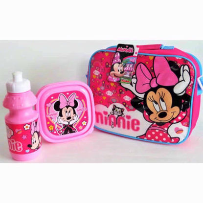 Picture of LUNCH BAG 3PCE MINNIE