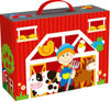 Wooden Farm Play Box