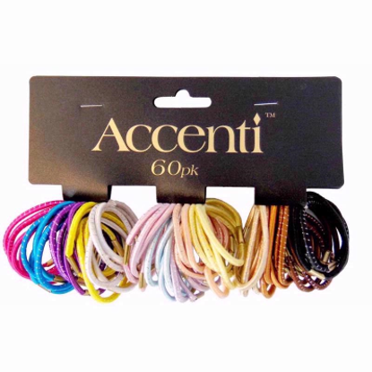Picture of Accenti Hair Bands 60 Coloured