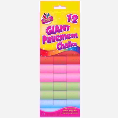 Picture of Art Box Chalks 12 Giant Pavement