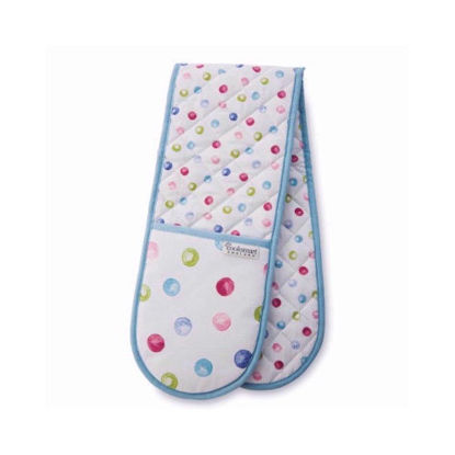 Picture of Cooksmart Double Oven Glove Spotty Dotty