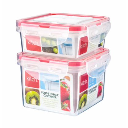 Picture of Kitch 2 Square Containers 250ml & 400ml
