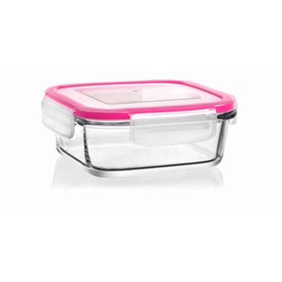 Picture of Lav Glass Container And Lock Lid 400cc