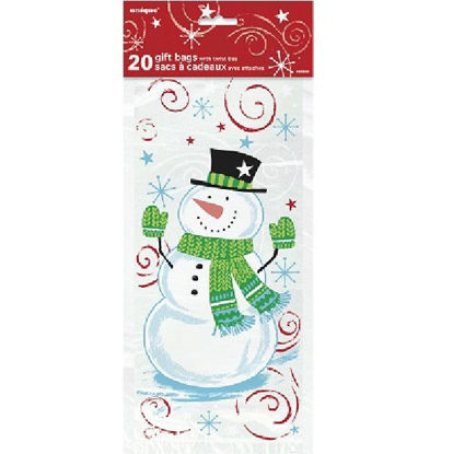 SNOWMAN SWIRL CELLO BAGS