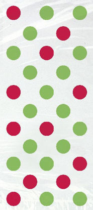 Red/Green Dots Cello Bags