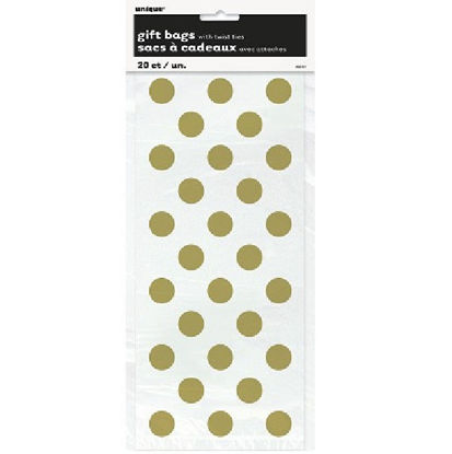 Gold Dots Cello Bags