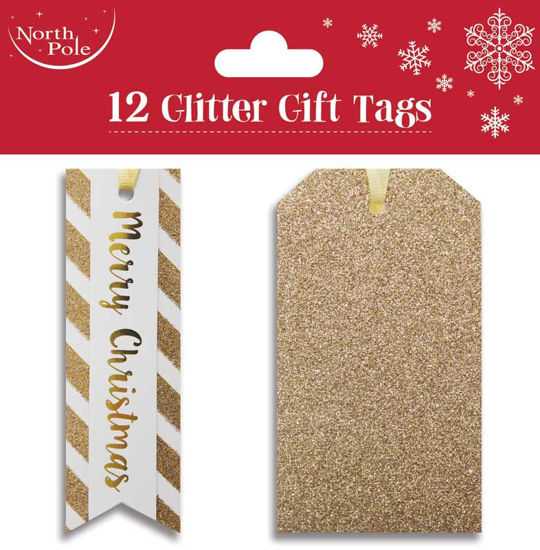 Glitter Parcel Tags