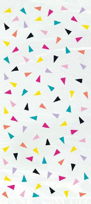 Triangle Confetti Birthday Cello Bags