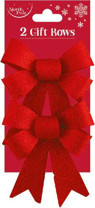 Red Glitter Bows