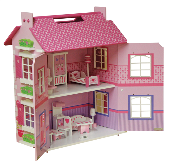 Wooden Country Dolls House