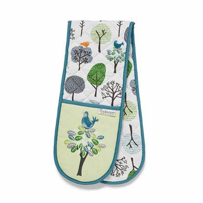 Picture of Cooksmart Double Oven Glove Forest Birds