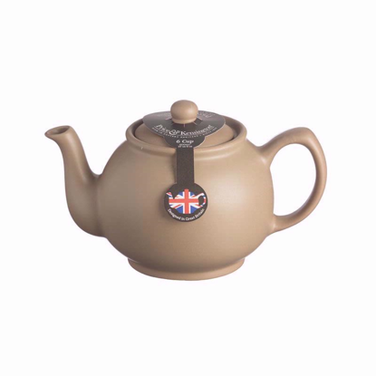 Price & Kensington Matt Taupe 6 Cup Teapot