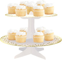 Picture of GOLD FOIL CARDBOARD CUPCAKE STAND