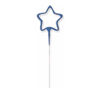 Picture of 7IN STAR SHAPE BLUE GLITZ CAKE DECORATION