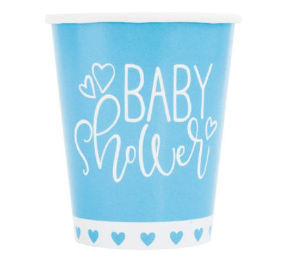 Picture of 9oz BLUE BABY SHOWER CUPS (Pack of 8)