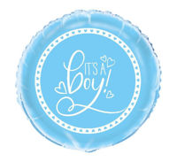 Picture of 18in BLUE BABY SHOWER FOIL BALLOON