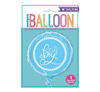 Picture of 18in BLUE BABY SHOWER FOIL BALLOON