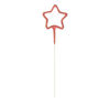 Picture of 7IN STAR SHAPE ROSE GOLD GLITZ CAKE DECORATION