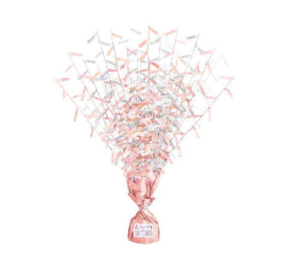 Picture of GLTZ ROSE GOLD BALLOON WEIGHT CENTERPIECE