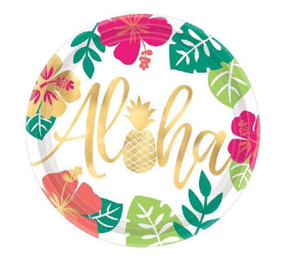 Picture of 25CM ALOHA PLATES (Pack of 8)
