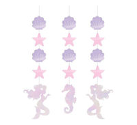 Picture of MERMAID SHINE HANGING CUTOUTS (Pack of 3)