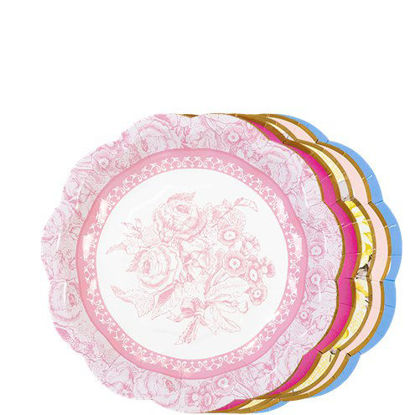 Picture of Vintage Tea Party Plates - 18cm