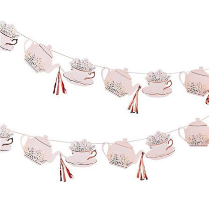 Picture of Rose Gold Teacup & Teapot Bunting