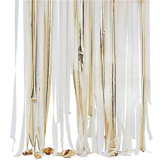 Picture of Gold Mix Streamer Backdrop