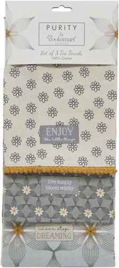 Picture of COOKSMART TEA TOWEL PURITY PK3