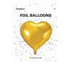 Picture of 61cm GOLD HEART FOIL BALLOON