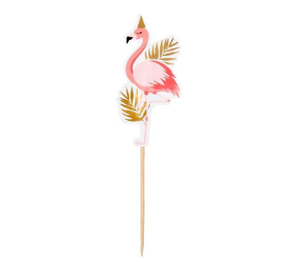 Picture of 23cm FLAMINGO COCKTAIL STICKS (Pack of 12)