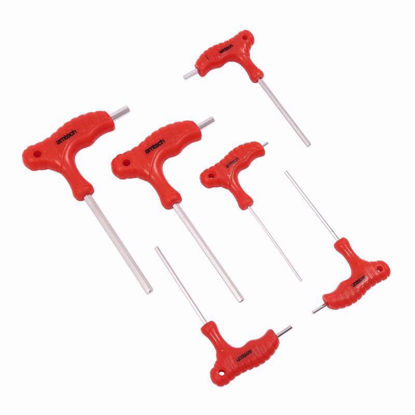 Picture of AMTECH 6PC T-HANDLE HEX KEY SET