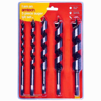 Picture of AMTECH AUGER BIT LARGE 5PC SET