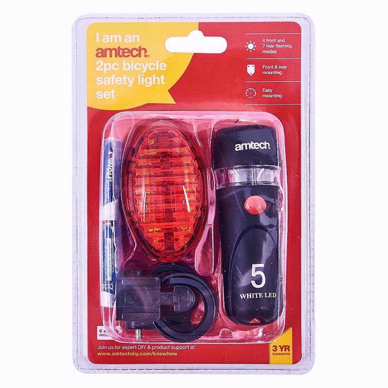 Picture of AMTECH BIKE LIGHT SAFETY LED 2PC SET