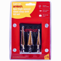 Picture of AMTECH DRILL STEP 3PC