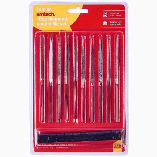 Picture of AMTECH FILE DIAMOND SET 10PC