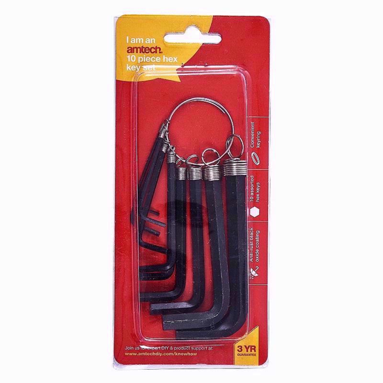 Picture of AMTECH HEX KEY 10PC SET