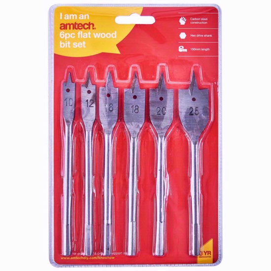 Picture of AMTECH METRIC WOOD BIT SET 6PC