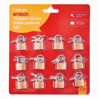 Picture of AMTECH PADLOCK BRASS 20MM