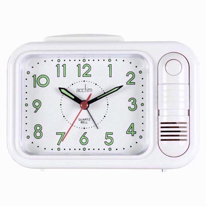 Picture of ACCTIM SONNET BELL ALARM CLOCK WHITE