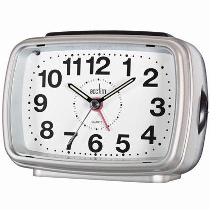 Picture of ACCTIM TITAN 2 SILVER ALARM CLOCK