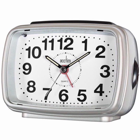 Picture of ACCTIM TITAN 2 SILVER ALARM CLOCK