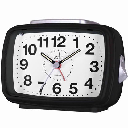 Picture of ACCTIM TITAN BLACK ALARM CLOCK