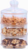 Picture of ALPINA 3 TIER GLASS JARS 23CM