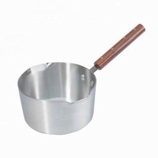 Picture of ALUMINIUM MILK PAN 7 INCH WOOD HANDLE