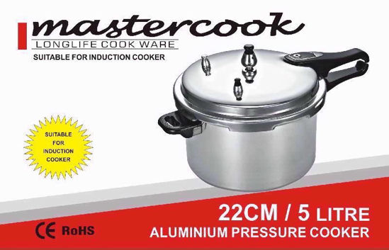 Picture of ALUMINIUM PRESSURE COOKER INDUCTION 5L