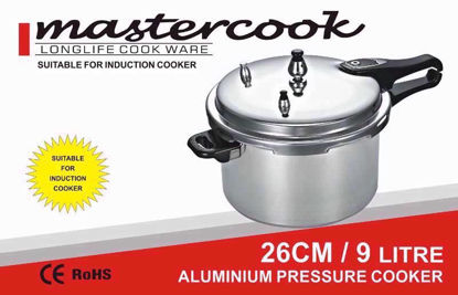 Picture of ALUMINIUM PRESSURE COOKER INDUCTION 9L