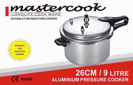 Picture of ALUMINIUM PRESSURE COOKER INDUCTION 9L